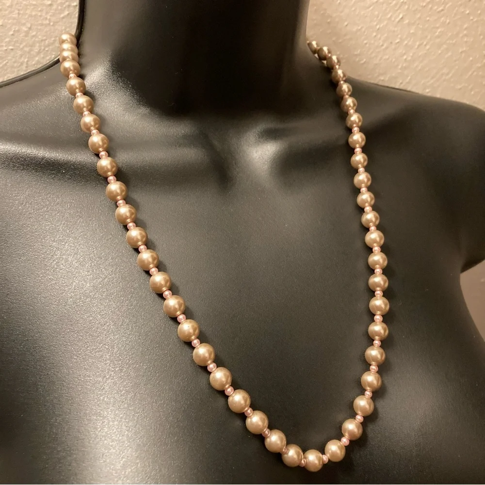 Vintage Pearl Necklace Classic Formal Cocktail Jewelry